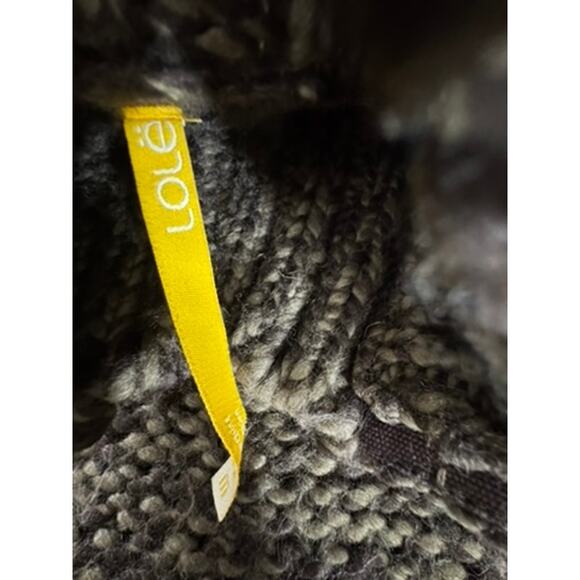 "LOLE" Vintage Chunky Heavy Sweater Button Down Neck Grunge Tween Preppy Soft - Picture 9 of 10